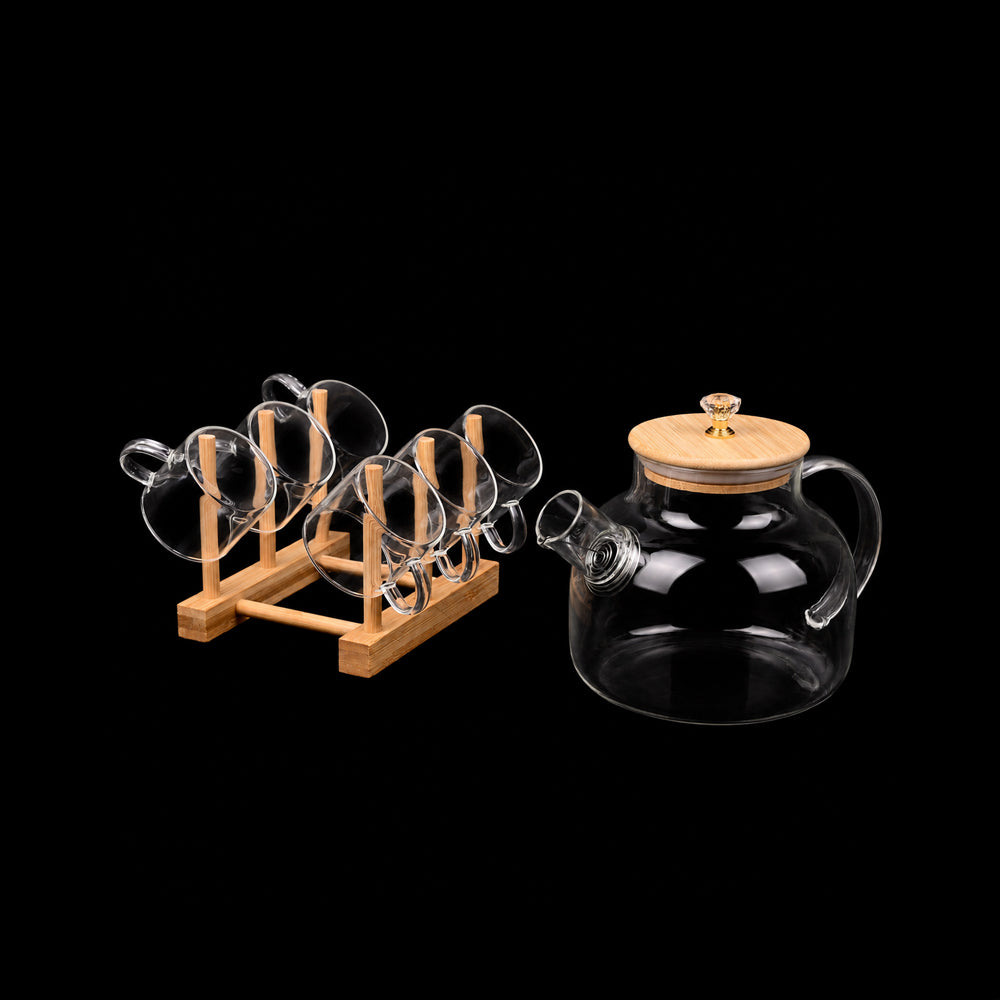 COFFEE SET 9PC BOROSILICATE Q1018-7