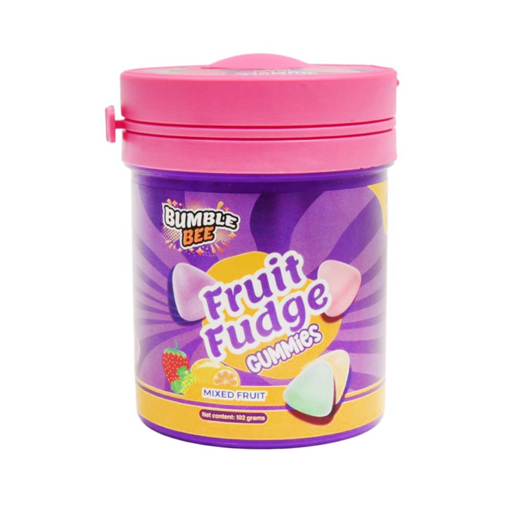 BUMBLE BEE GUMMIES FRUIT FUDGE MIXED FRUIT 82 GM