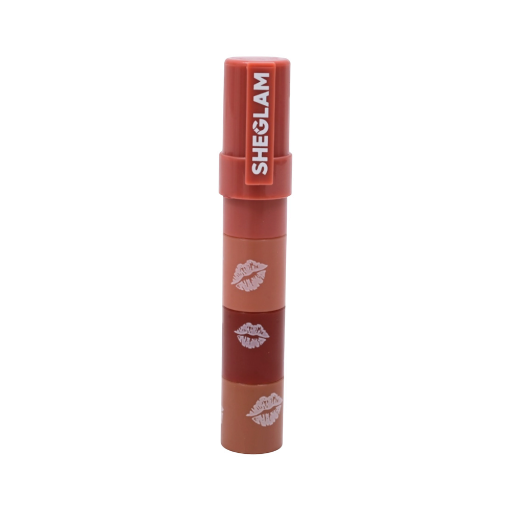 SHEGLAM MEGA LIP STACKS NUDE BARE STACK 4.5G