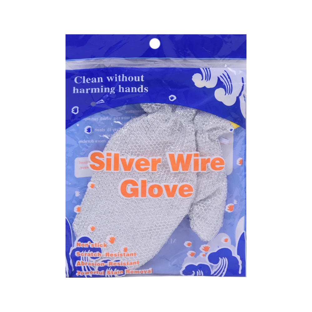 DISH WASHING GLOVES SILVER WIRER IR MD-04