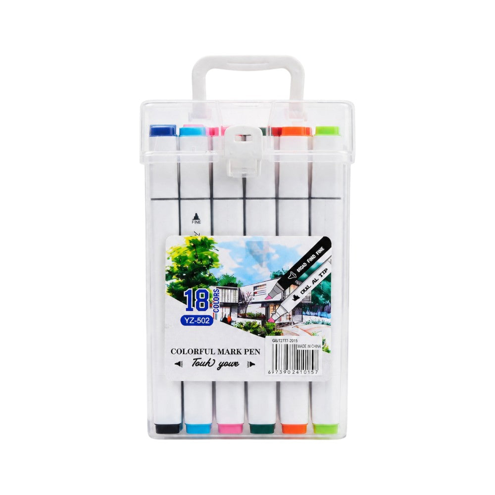 YZ-502 Color Marker Dual Tip 24PCS Ir