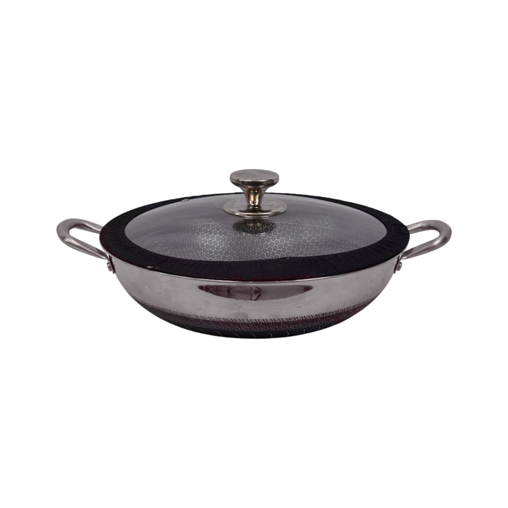 WOK CONTAY HONEY COMB 32CM 0887