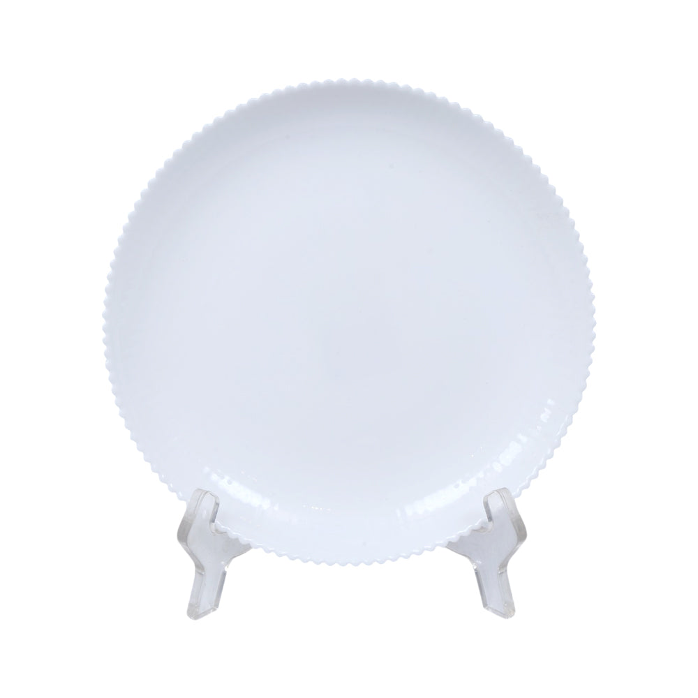 PLATE QUARTER HOME & TABLE OPAL WHITE STP75C