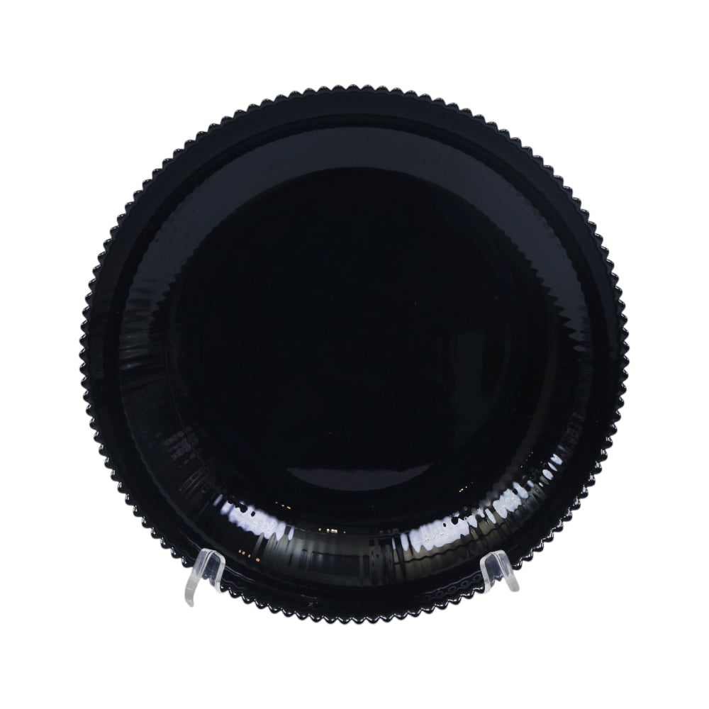 PLATE DEEP HOME & TABLE OPAL BLACK BSTSP85C