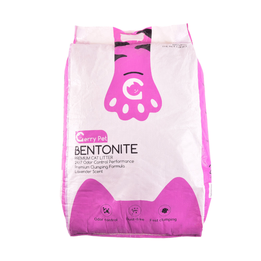GERRY PET BENTONITE PREMIUM CAT LITTER LAVENDER 20 LTR