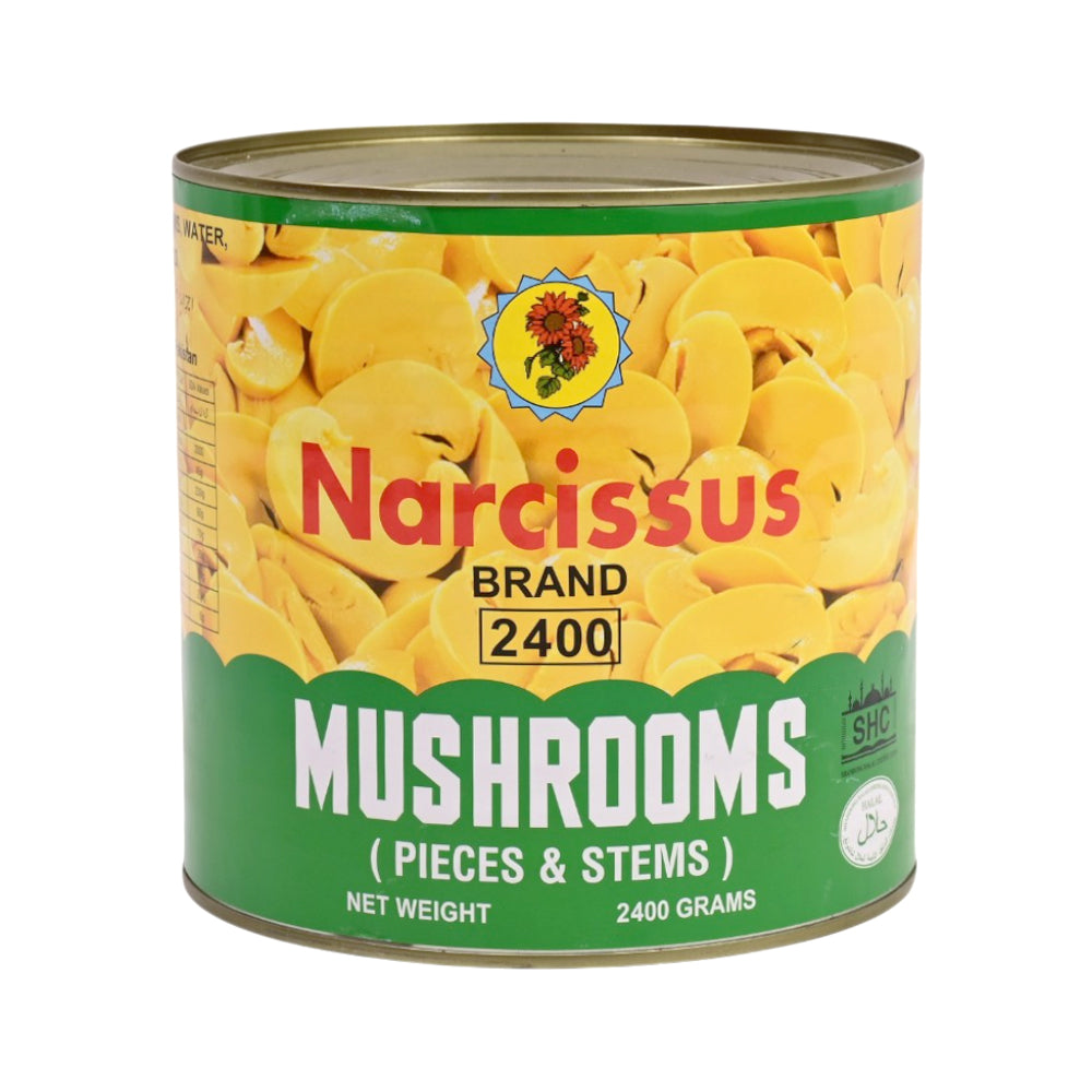 NARCISSUS MUSHROOM PIECES & STEMS 2400 GM
