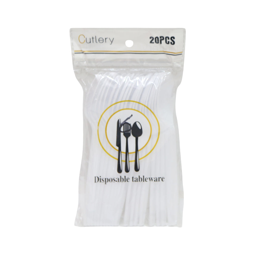 DISPOSIBLE SPOON WHITE 20PC PACK IR 50707-33