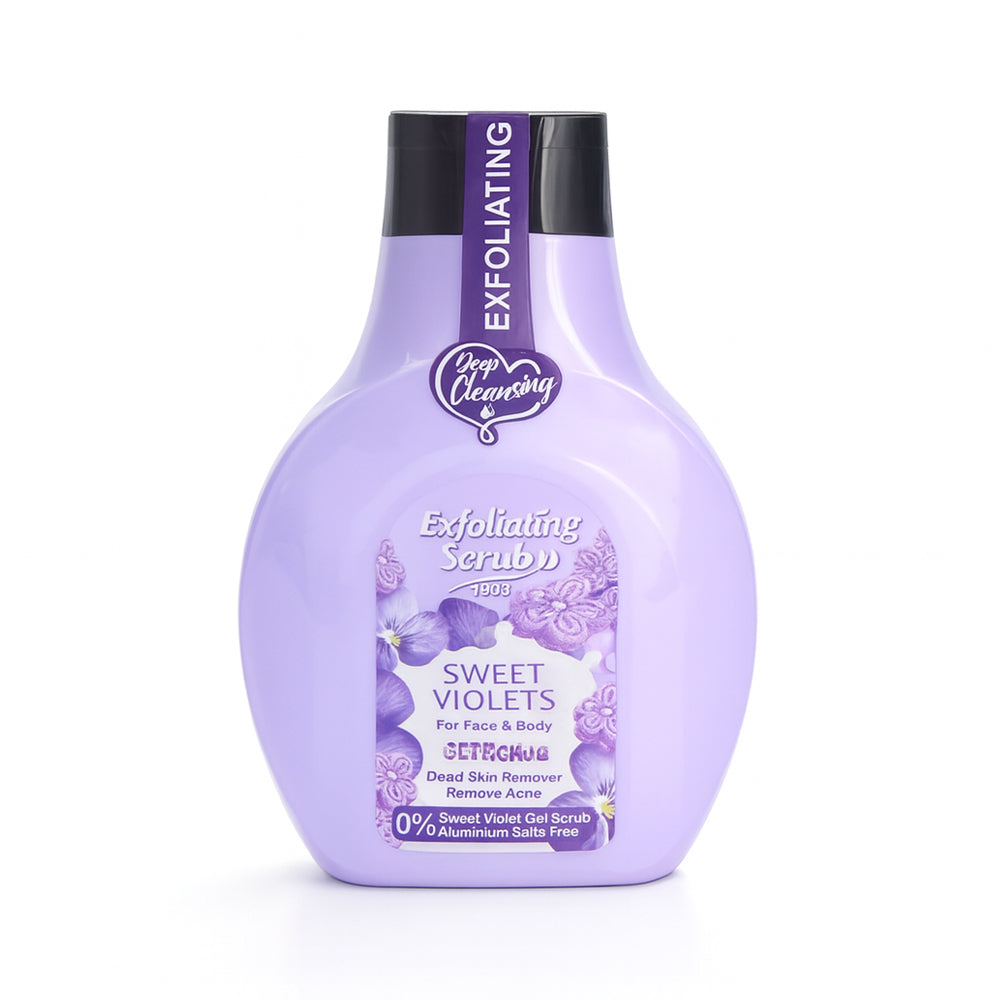 WOKALI EXFOLIATING SCRUB 2IN1 SWEET VIOLETS 500 ML WKL817