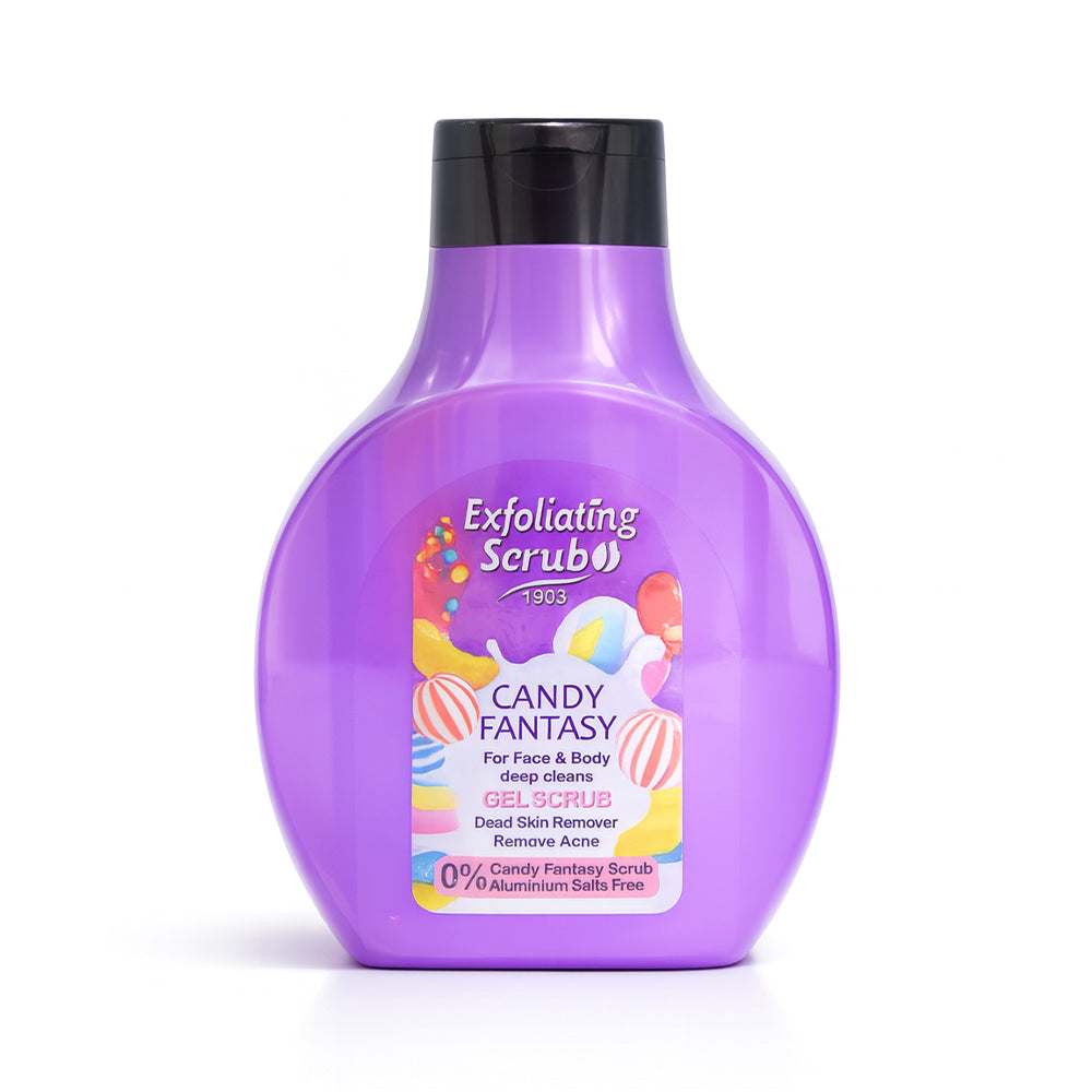 WOKALI EXFOLIATING SCRUB 2IN1 CANDY FANTASY 500 ML WKL818