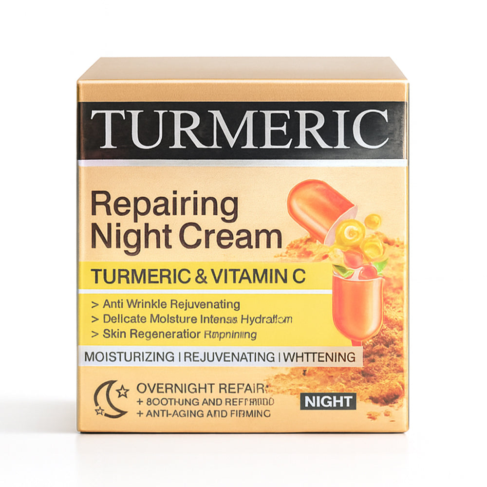 WOKALI TURMERIC REPAIRING NIGHT CREAM 60 GM HA3148