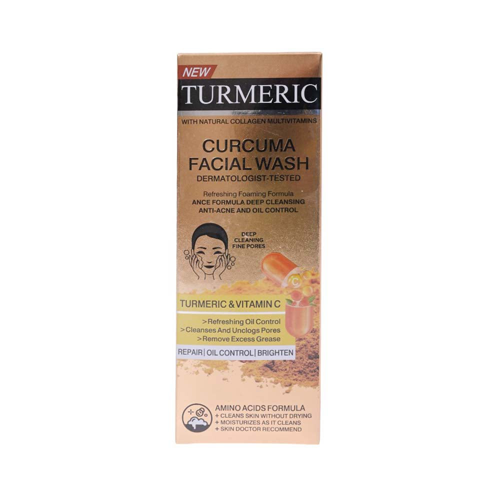 WOKALI TURMERIC FACE WASH CURCUMA OIL CONTROL 120 ML HA3158