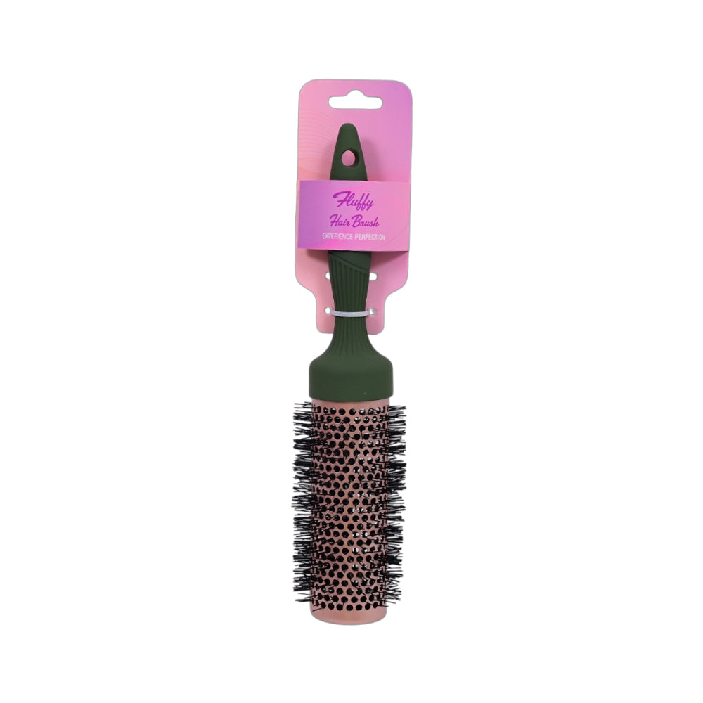 FLUFFY HAIR BRUSH GREEN IR YS-40