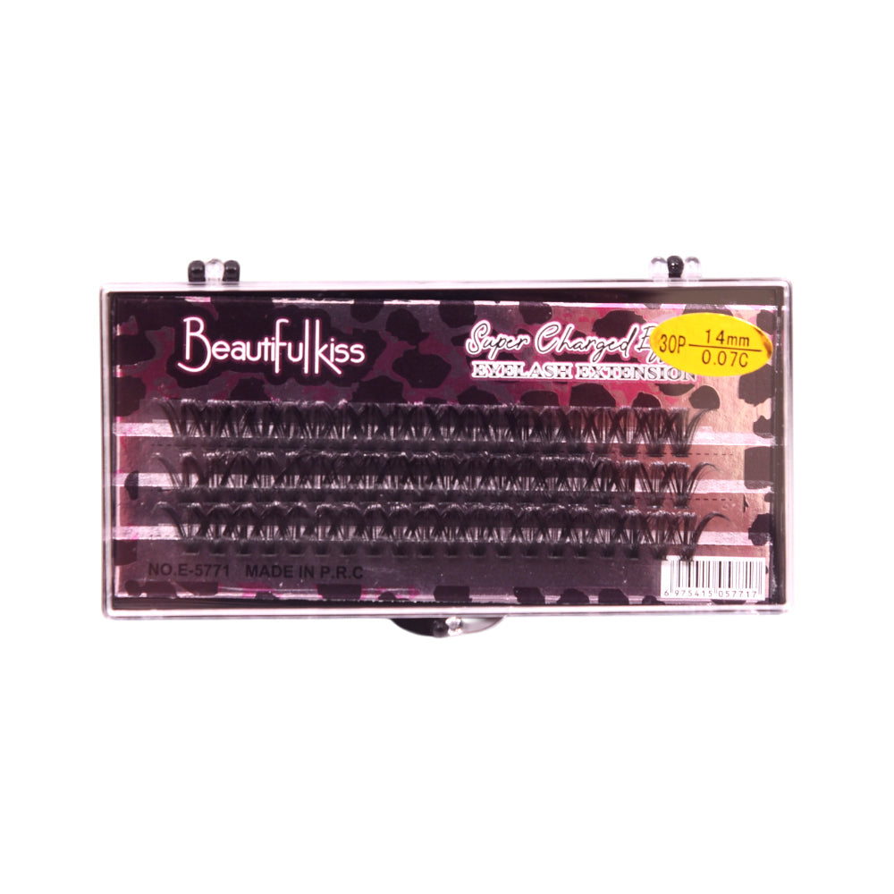 BEAUTIFUL KISS EYELASH EXTENSION IR 30P 12MM
