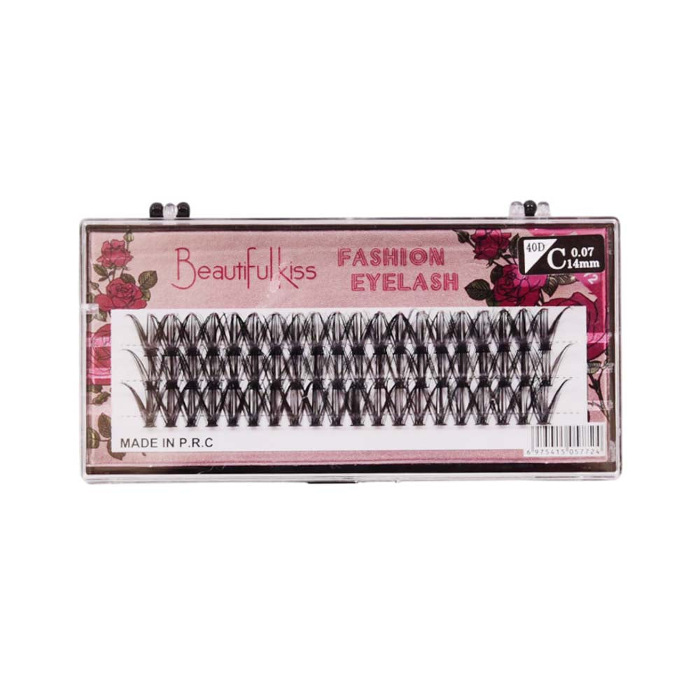 BEAUTIFUL KISS FASHION EYELASH 40D 12MM
