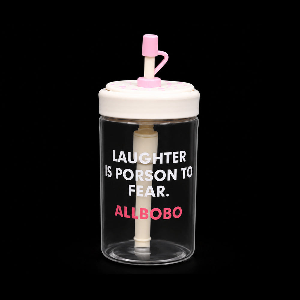 MUG WITH STRAW ACRYLIC 550 ML IR GY377