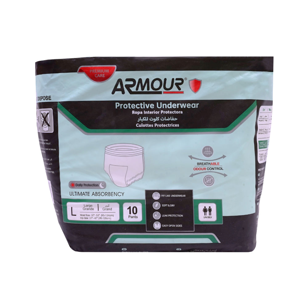 ARMOUR ADULT PANTS LARGE 10 PCS