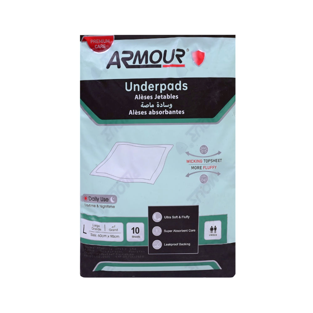 ARMOUR UNDER PADS 10 SHEETS