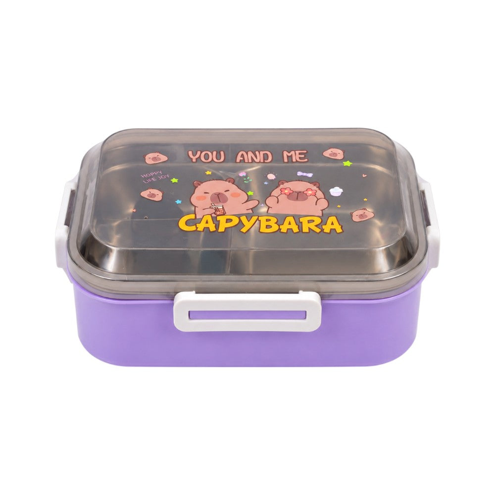 D-14 SS TRANSPERANT LUNCH BOX ASST IR