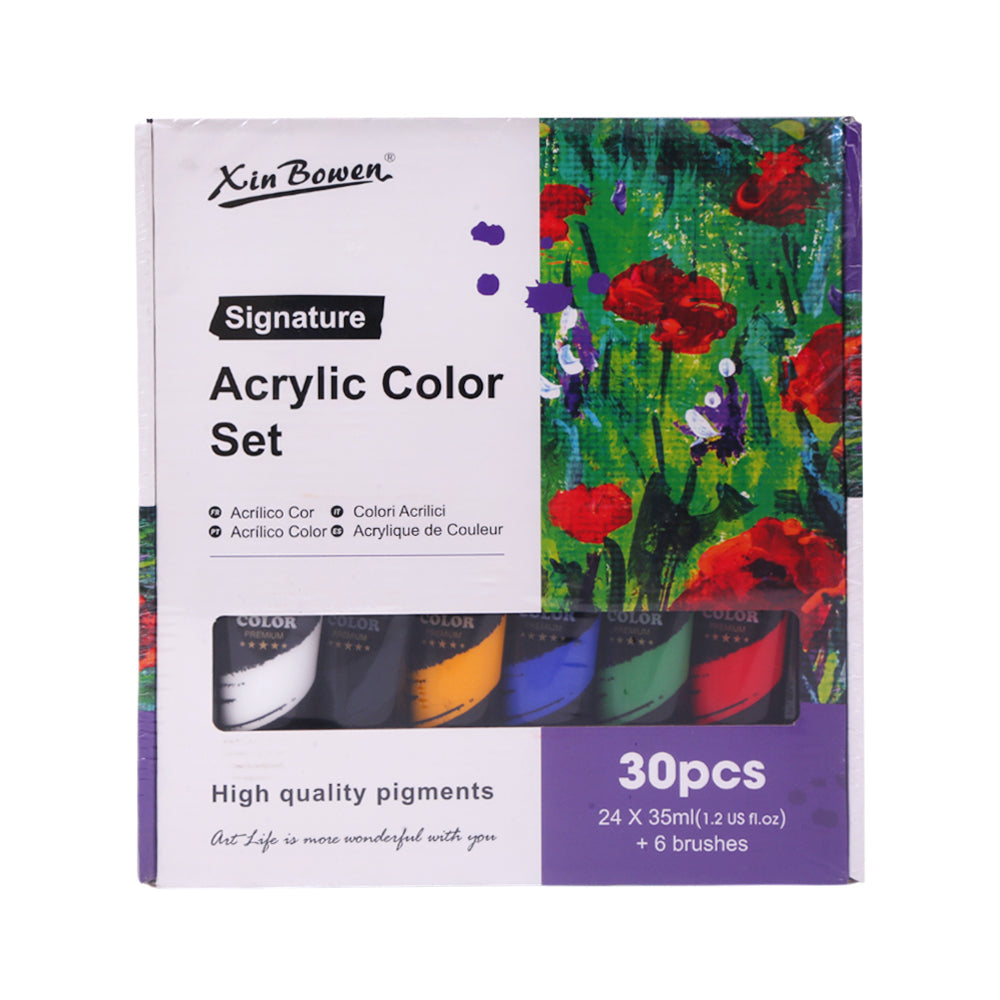 XBW0614-24 SIGNATURE ACRYLIC COLOR 30PC SET 35ML