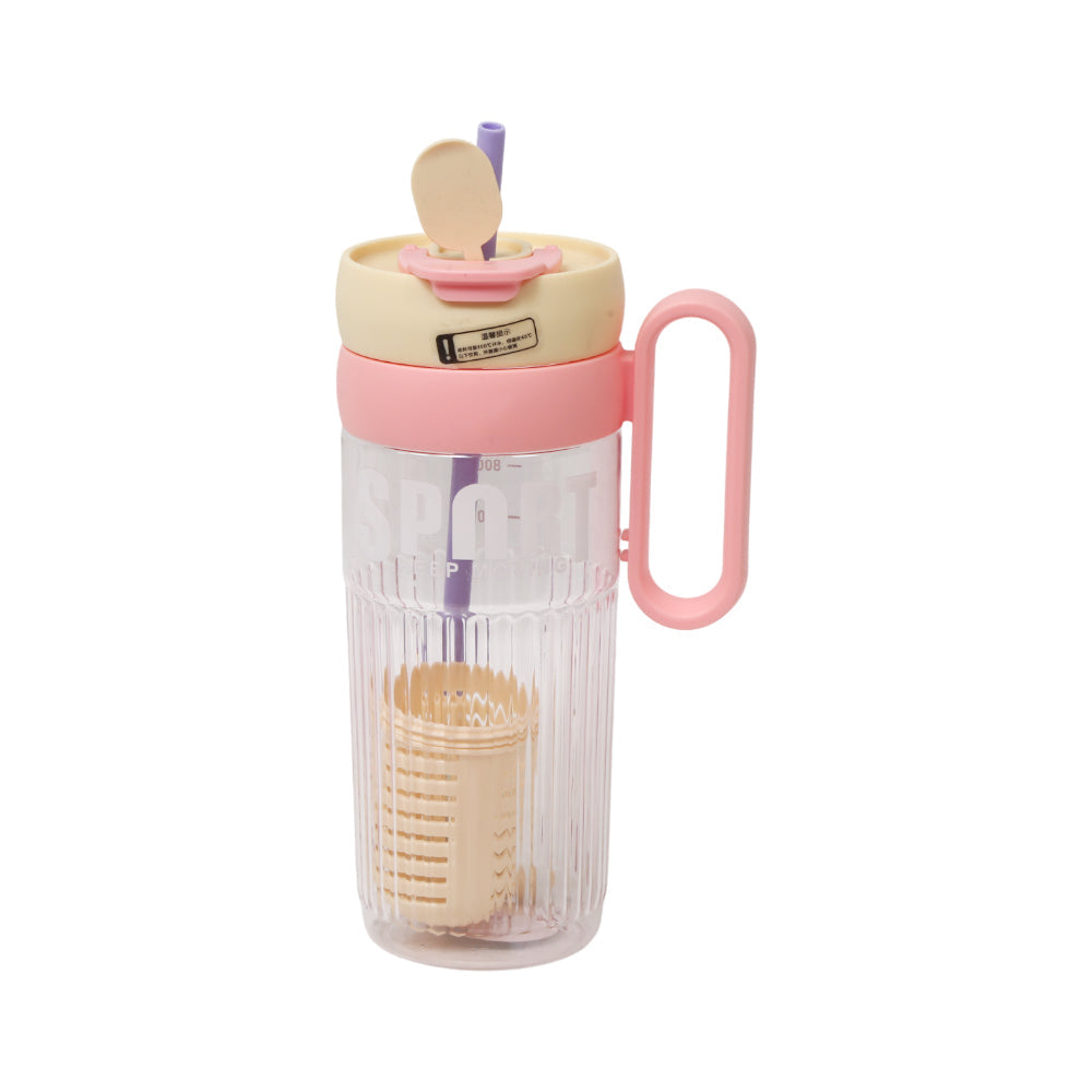 MUG WITH STRAW ACRYLIC 1160 ML IR XBD8041/GG54