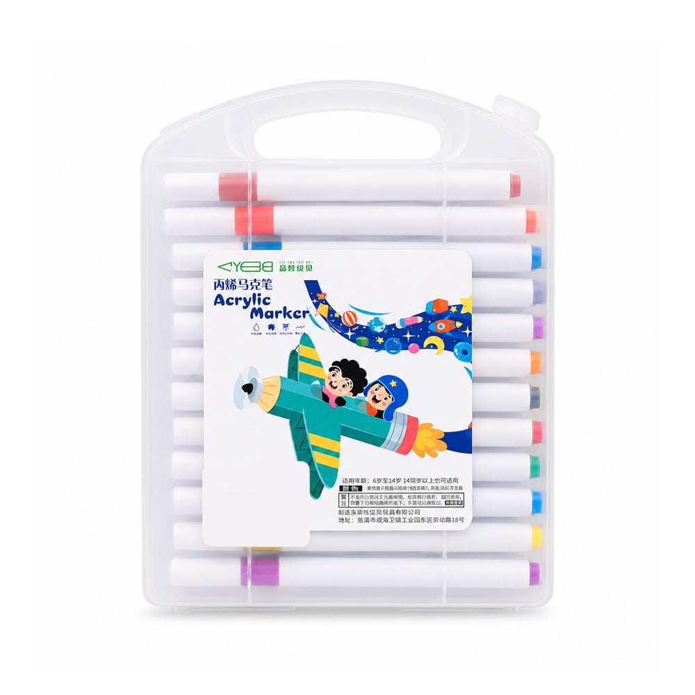 3306-24 ACRYLIC MARKER 24PCS