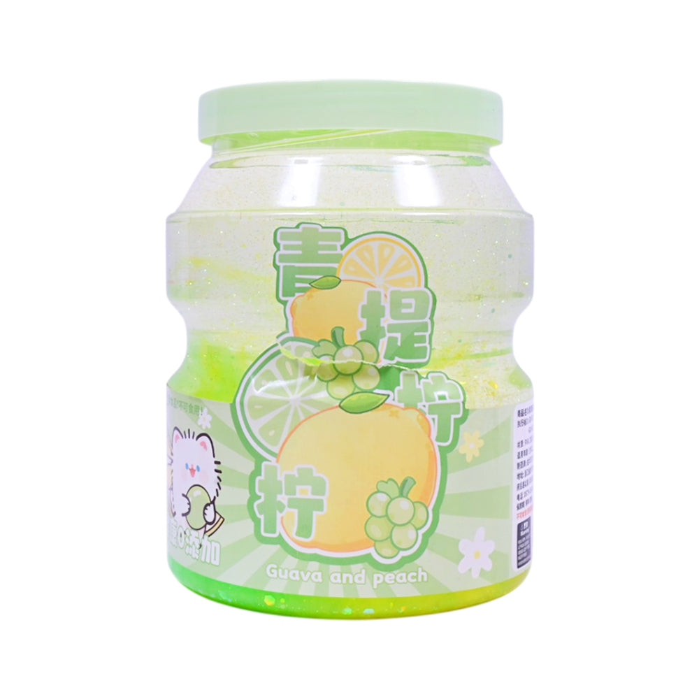 FCJ-251 CRYSTAL MUD GLITTER SLIME GUAVA & PEACH IR