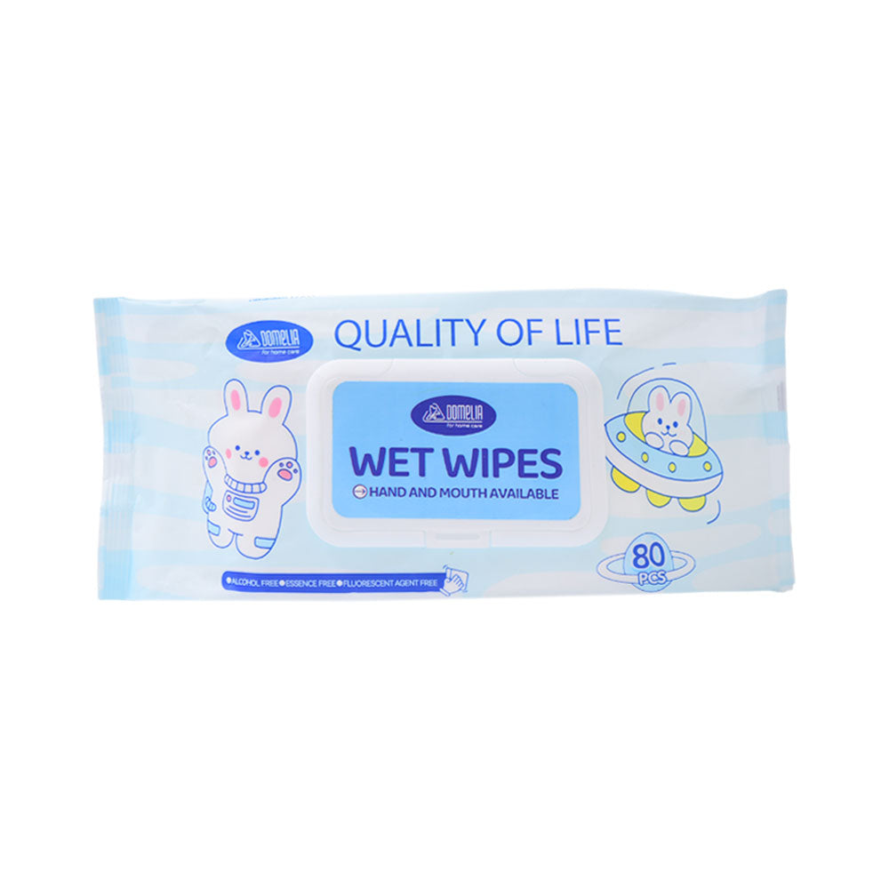 DOMELIA WET WIPES HAND & MOUTH 80 PC PACK IR DM0130