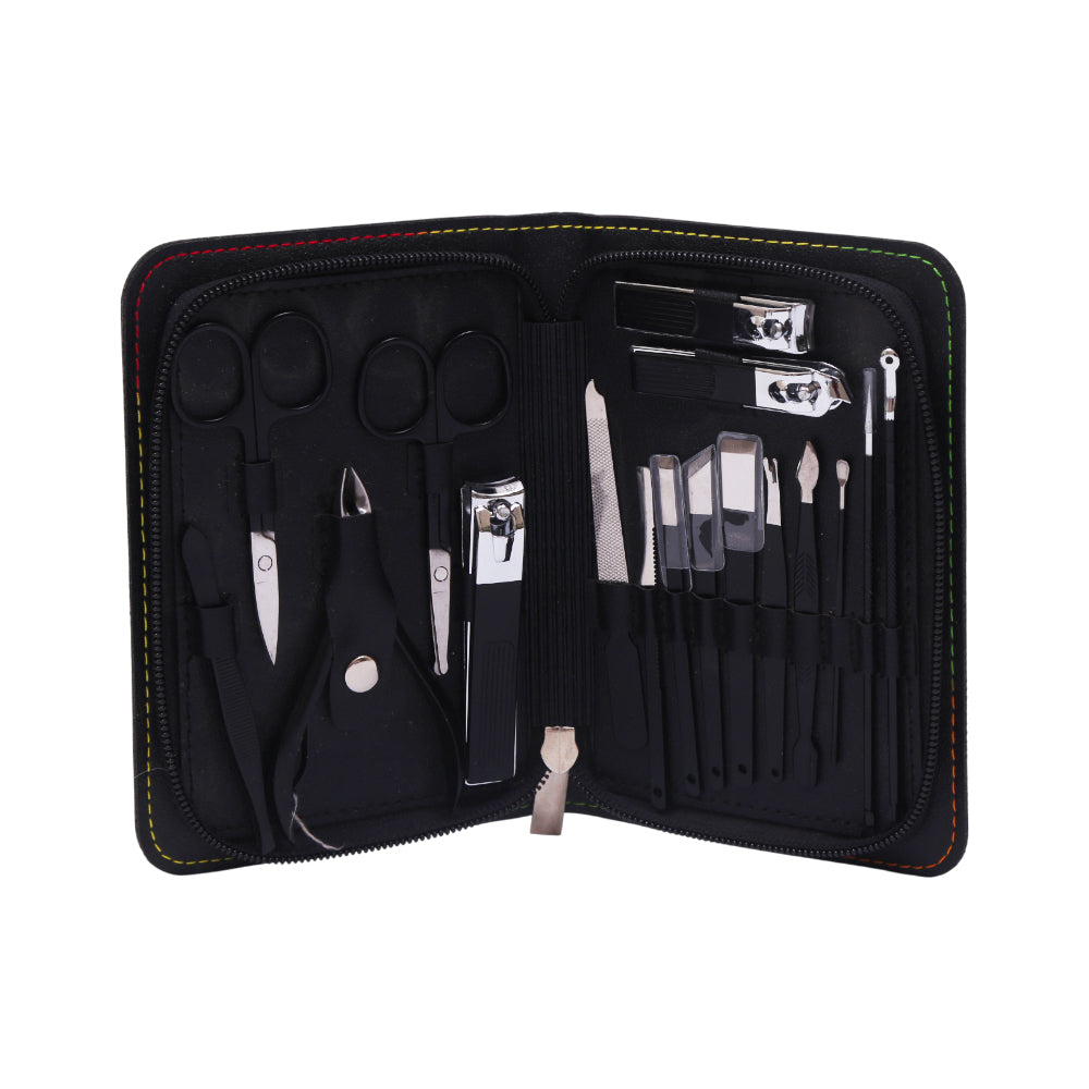 MANICURE & PEDICURE SET 19PC P2301