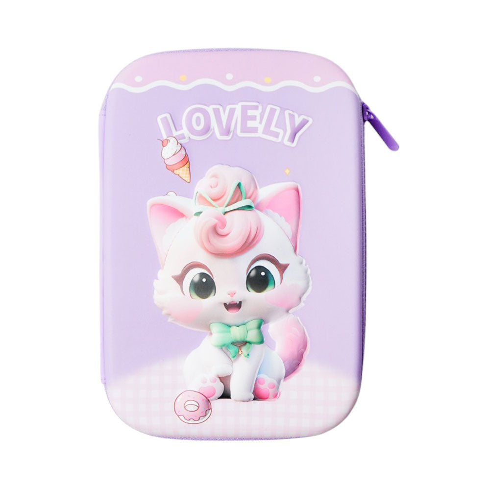 AA18 LOVELY PENCIL CASE CAT BIG