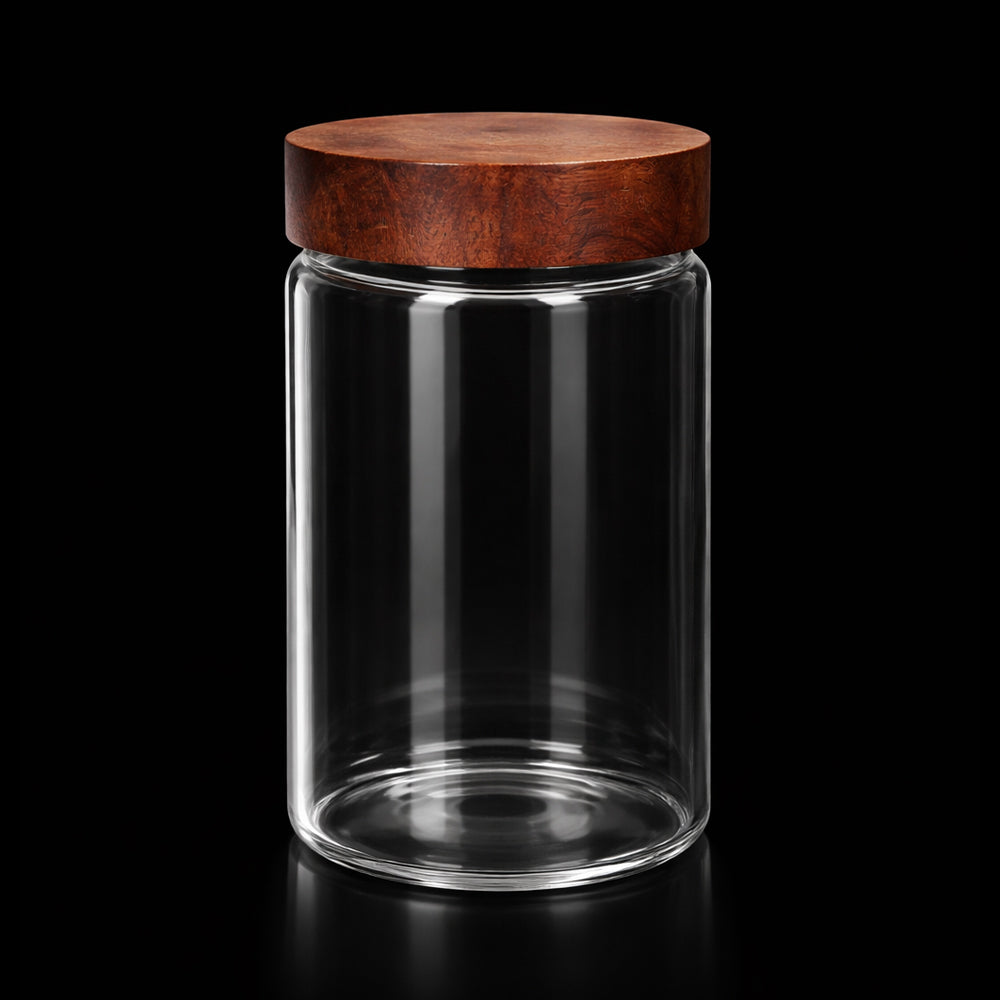 JAR ECHOU 850 ML WOODEN LID GPG10150