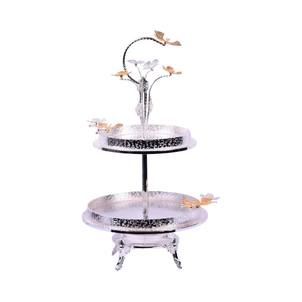 DISH 2 TIRE SILVER 2FJP040