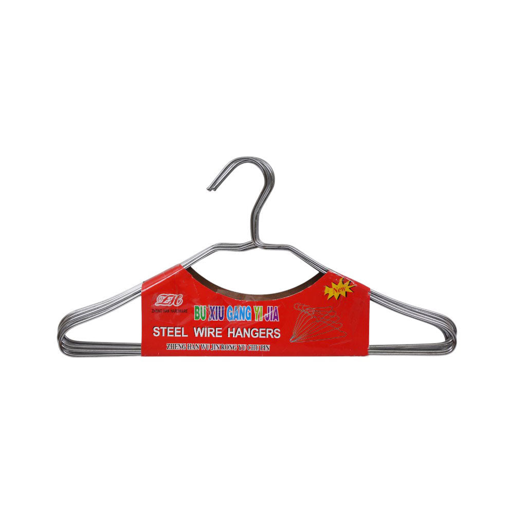 STEEL CLOTH HANGER 10PC IR 135-136