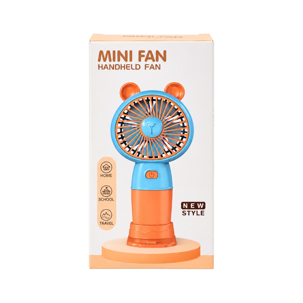 HK59-19 MINI RECHARGEABLE HANDLE FAN IR