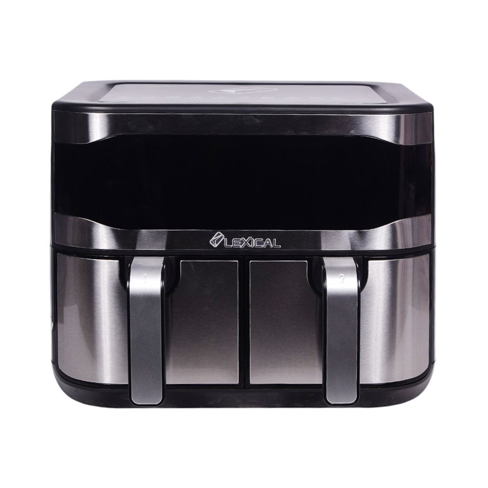 LEXICAL AIR FRYER DOUBLE BASKET 9 LTR IR LAF3081