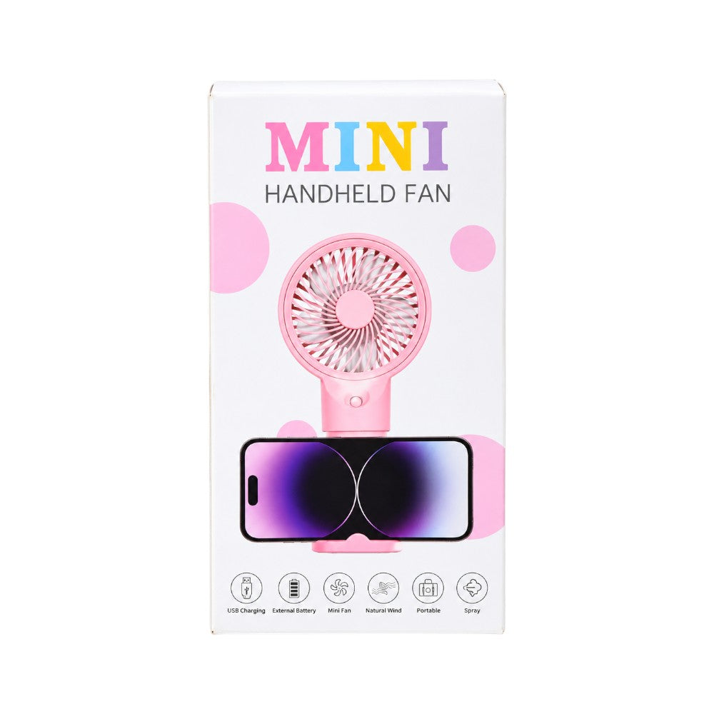 234 MINI HANDHELD RECHARGABLE FAN IR