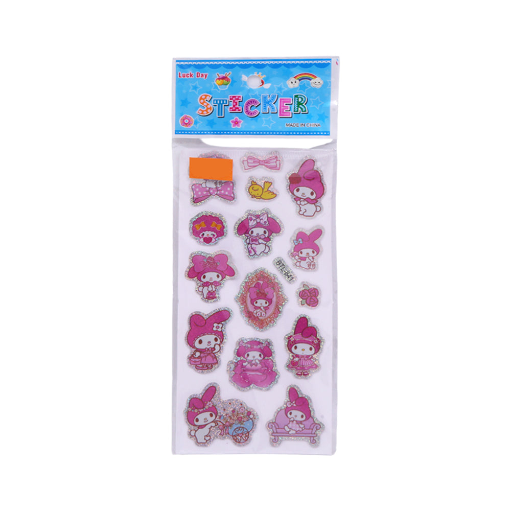 SZ CAPYBARA TRANSPARENT STICKER MIX CHARACTER