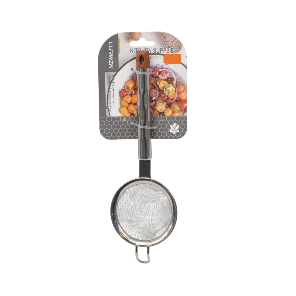 TEA STRAINER 8 CM LURWIN SILVER LY35260 ZIK