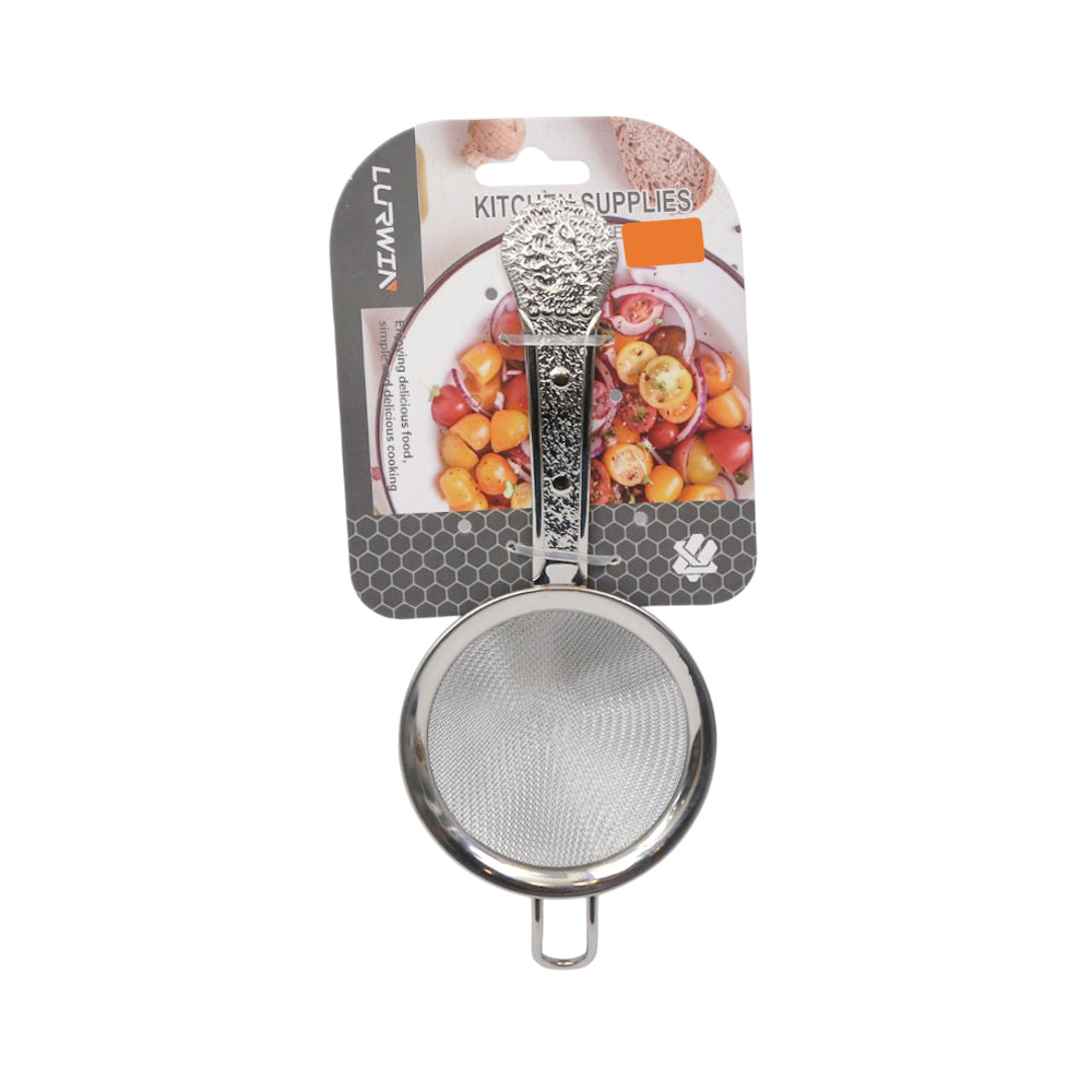TEA STRAINER 8 CM LURWIN SILVER LY35270 ZIK