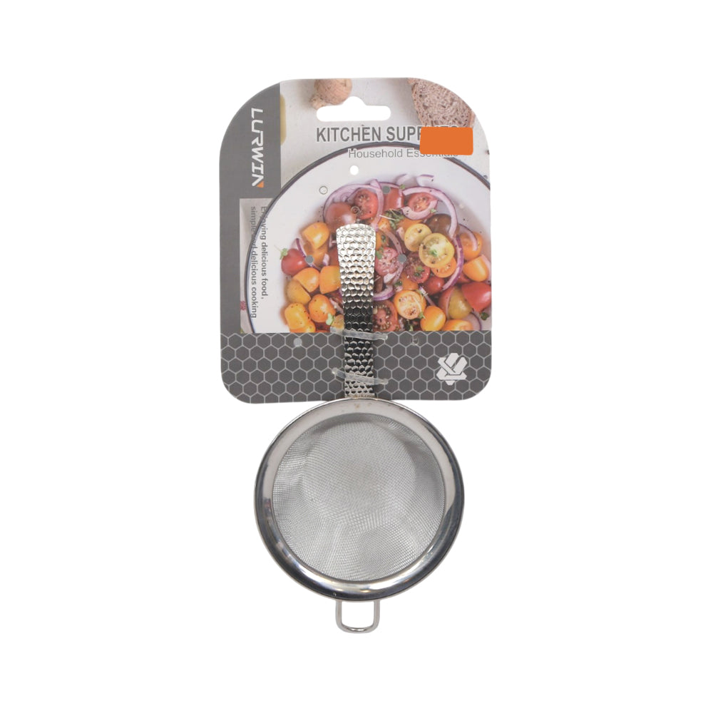 TEA STRAINER 8 CM LURWIN SILVER LY35291 ZIK