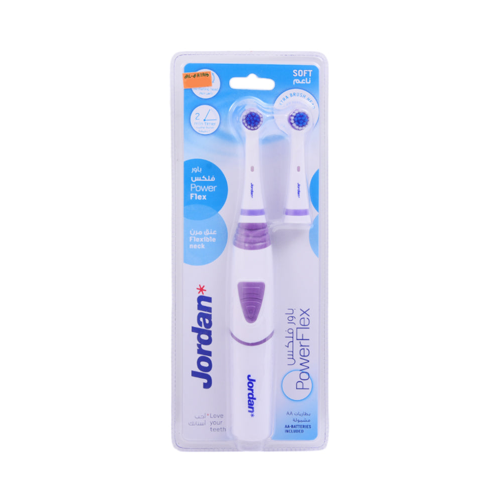 JORDAN POWER FLEX ELECTRIC TOOTH BRUSH SOFT