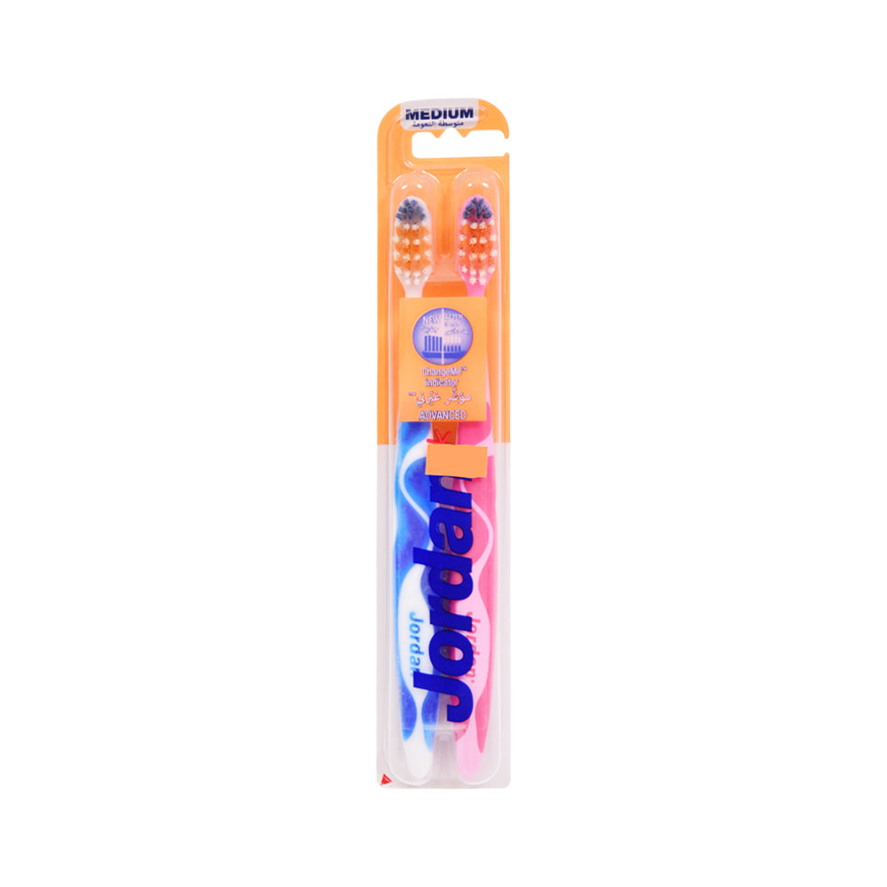 JORDAN TOOTH BRUSH CHANGE ME MEDIUM TWIN