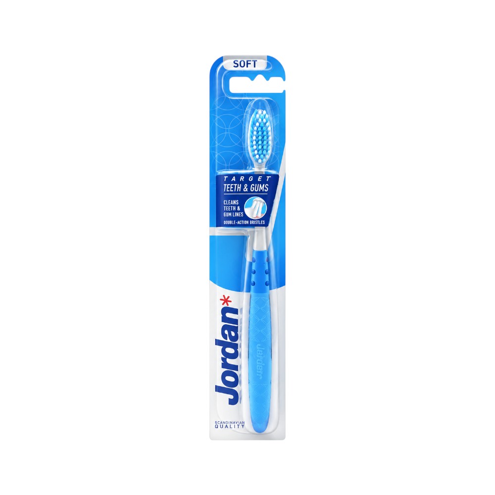 JORDAN TOOTH BRUSH TARGET TEETH N GUMS HARD BASIC