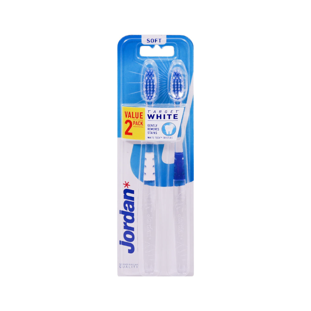 JORDAN TARGET TEETH & GUM SOFT 2 PACK TOOTH BRUSH