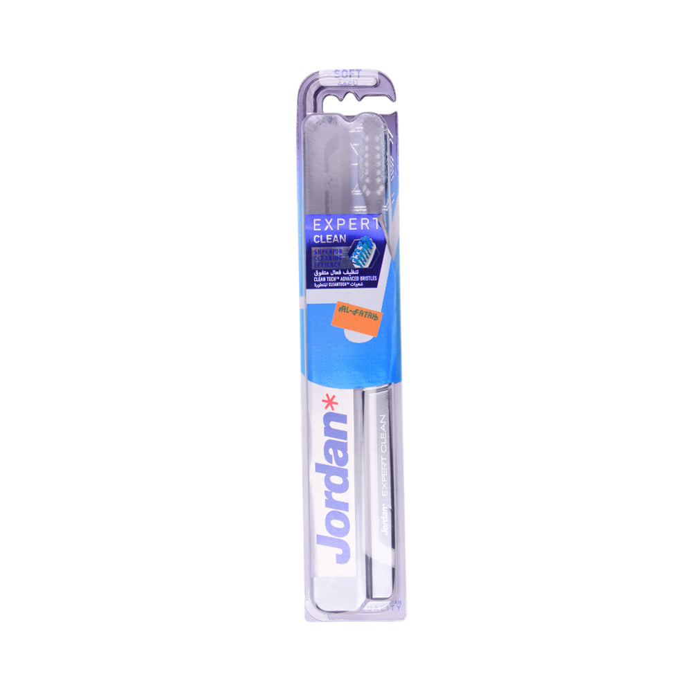 JORDAN TOOTH BRUSH EXPERT CLEAN WITH HYGIENE TRAVEL CASE SOF