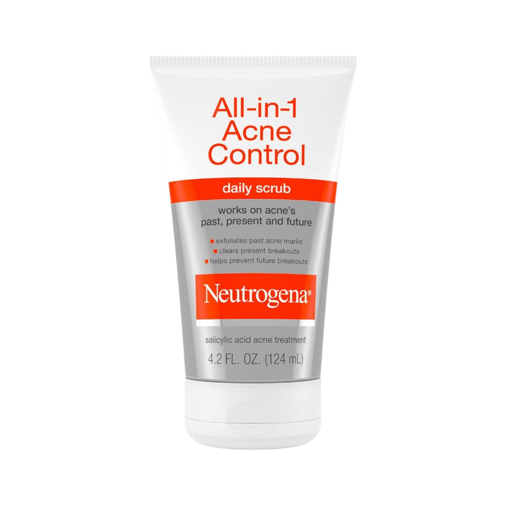 NEUTROGENA ALL IN ONE ACNE CONTROL DAILY SCRUB 124ML