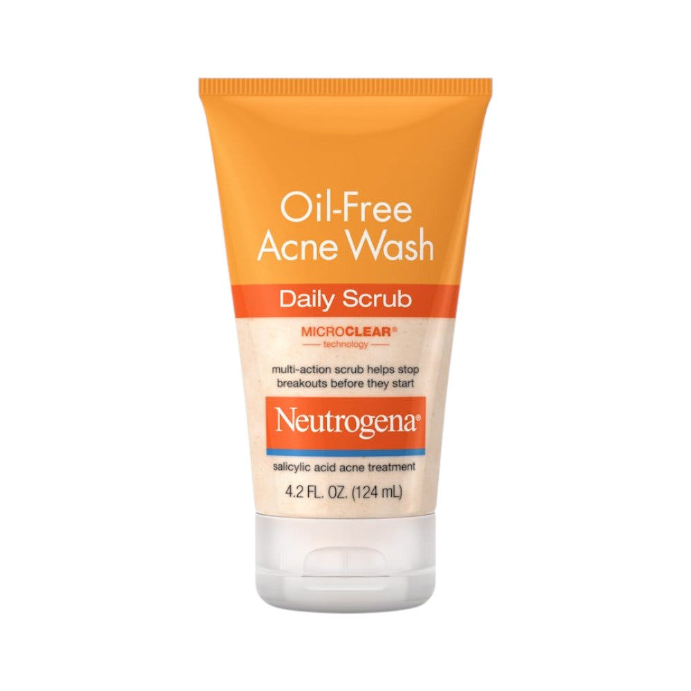 NEUTROGENA OIL FREE ACNE WASH DAILY SCRUB 124ML