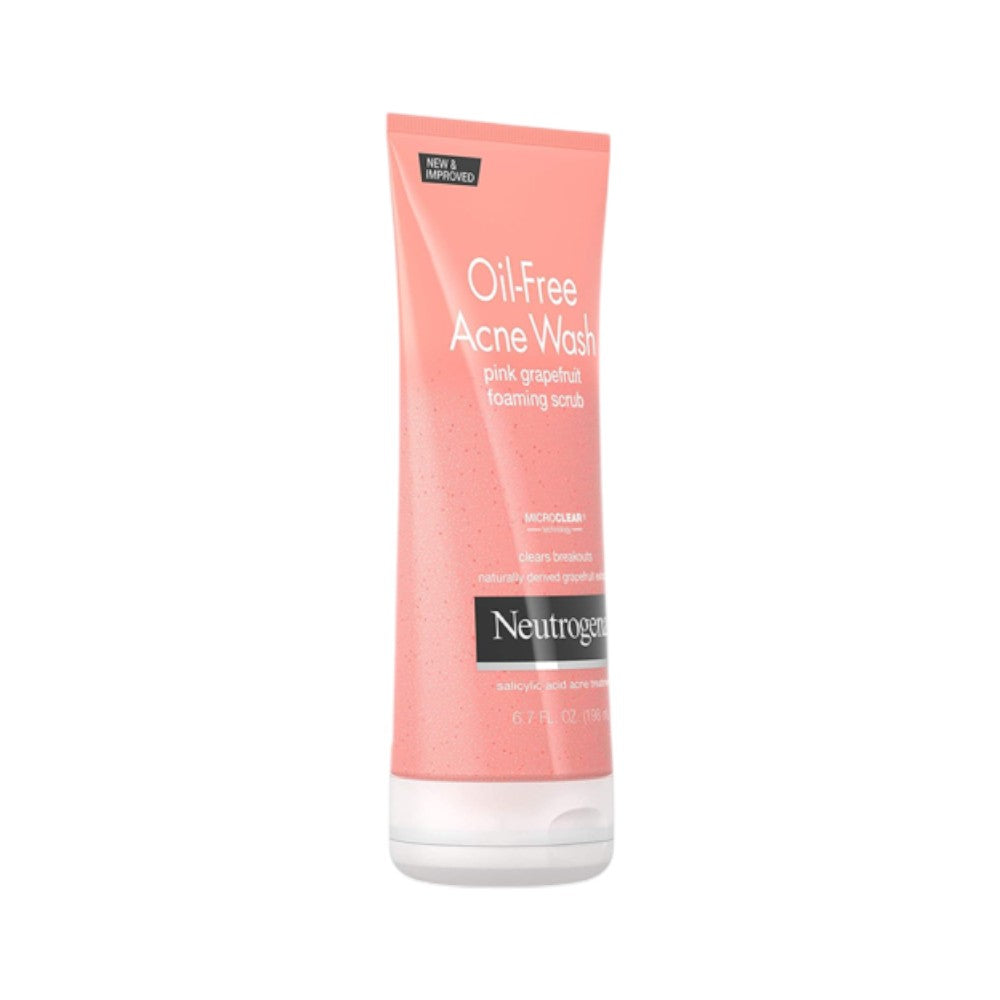 NEUTROGENA OIL FREE ACNE WASH PINK GRAPEFRUIT 198ML