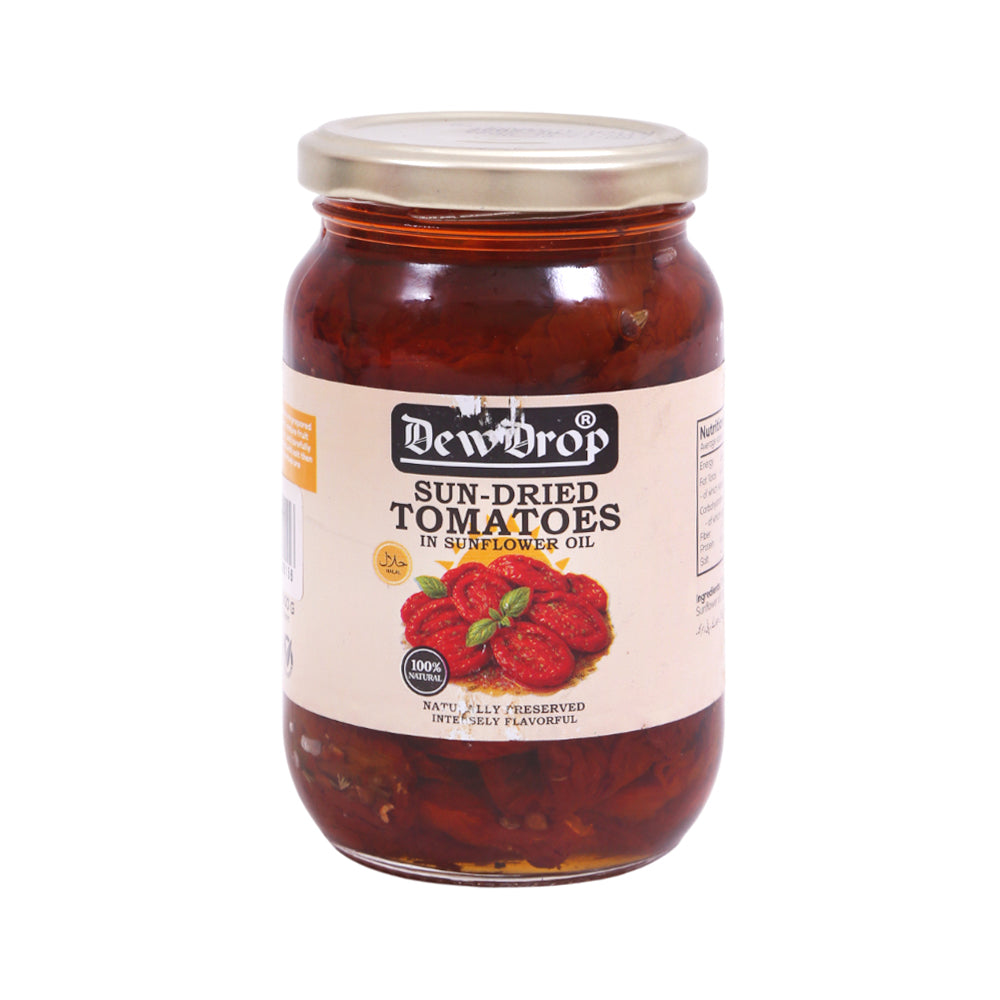 DEWDROP SUN-DRIED TOMATOES IN SUNFLOWER OIL 300 GM