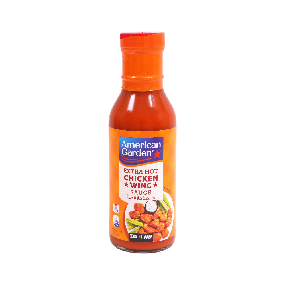 AMERICAN GARDEN SAUCE EXTRA HOT CHIKEN WING 355 ML