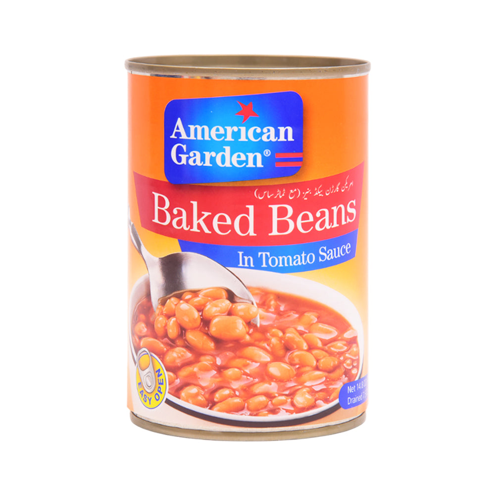 AMERICAN GARDEN BAKED BEANS IN TOMATO SAUCE 420 GM